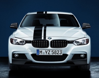BMW Performance Накладка бампера M Performance для BMW F30 3-серия (фото, вид 1)