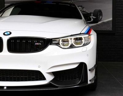 BMW Performance Карбоновые элероны переднего бампера BMW M3 F80-M4 F82 (фото, вид 3)