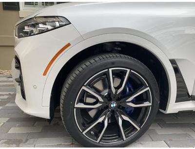 Комплект черных молдингов BMW X7 G07 (фото, вид 1)