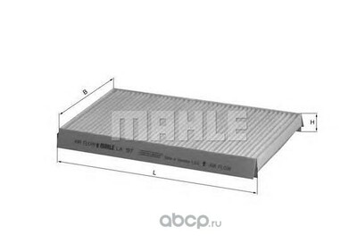 Mahle/Knecht Фильтр салонный (фото, вид 1)