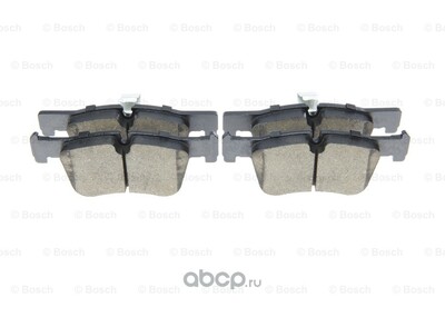 Bosch Комплект тормозных колодок, дисковый тормоз (фото, вид 1)