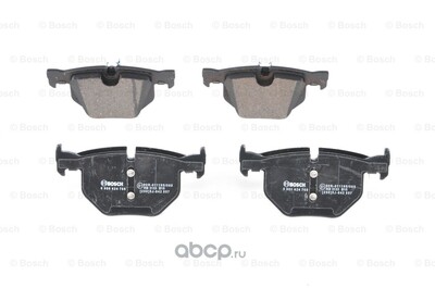 Bosch Колодки тормозные задние (фото, вид 1)