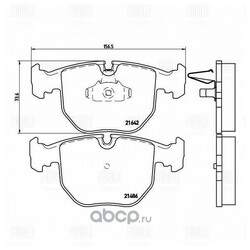 Trialli  .  / BMW X5 (E53) (00-)/5 (E39) (95-) . . ( .  ) (PF 4154).  2