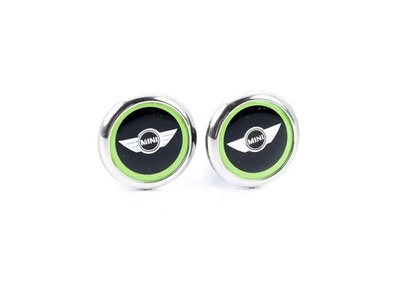 BMW Комплект дверных кнопок Vivid Green для MINI (фото)