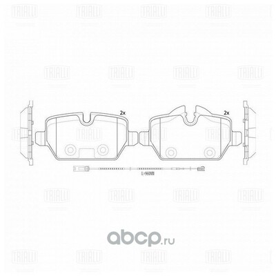 Trialli  .  / BMW 1 (E81/87) (04-)/3 (E90) (05-) . . ( .  ) (PF 4136) ()