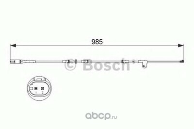 Bosch Датчик износа передних колодок BMW X5 (E70)/X6 (E71) all 3.0XD 08-&gt; 1987473520