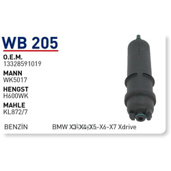 WUNDER filter   BMW 2/3/4/5/6/7/8/X3/X4/X5/X6/X7 15-&gt;