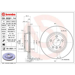 Brembo    BMW X3(E83) 04-11 /Vent D=325mm