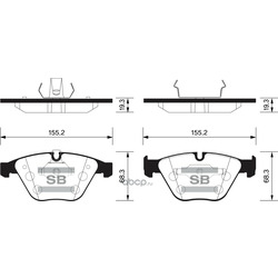 Sangsin brake    SP2163