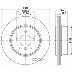 Trialli  .  / BMW X3 (E83) (04-) . d=320 (DF 263919)